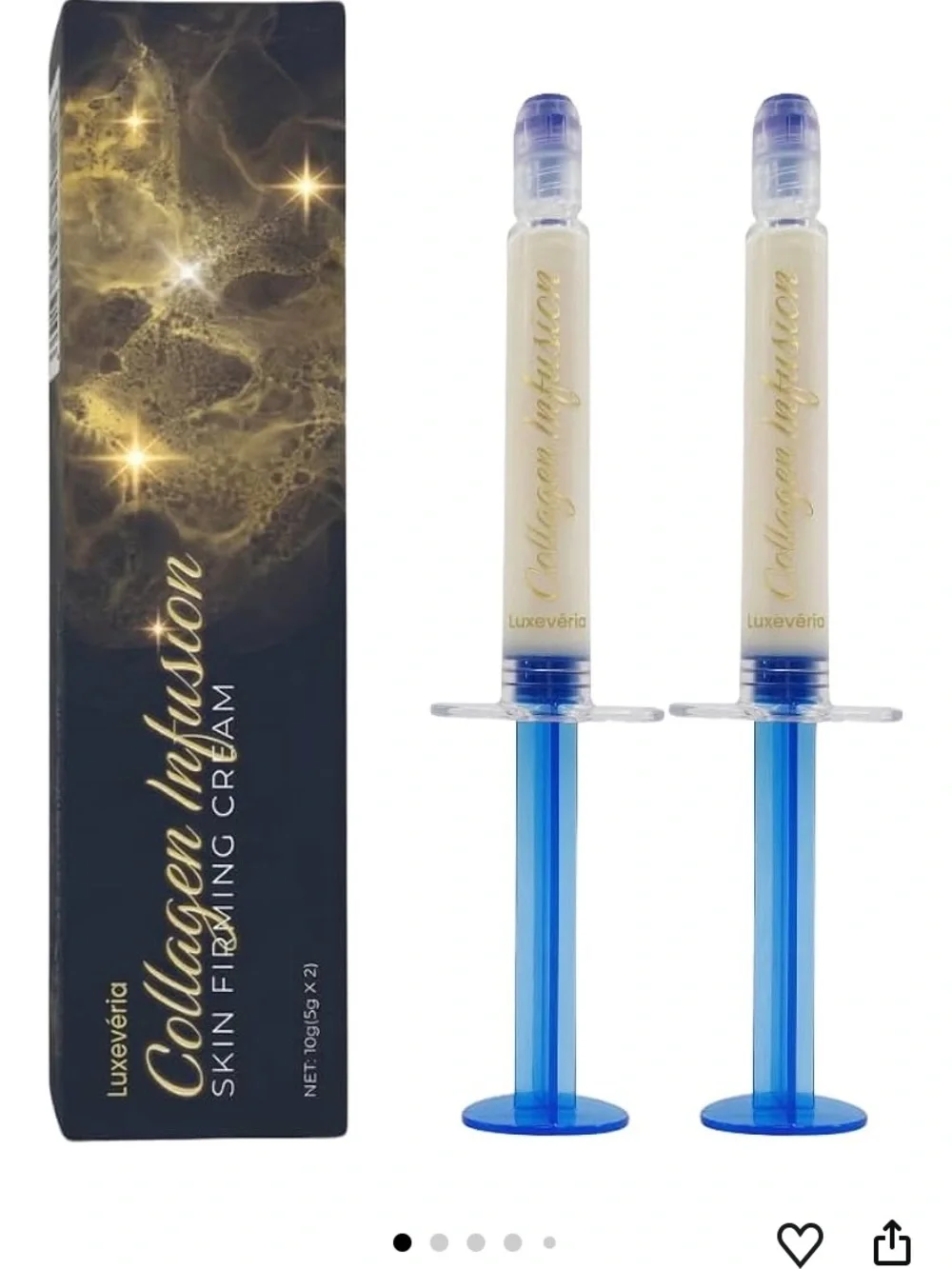 Collagen Infusion Skin Firming Serum, 2-Pack 10 g, Hydrating Face & Neck Serum